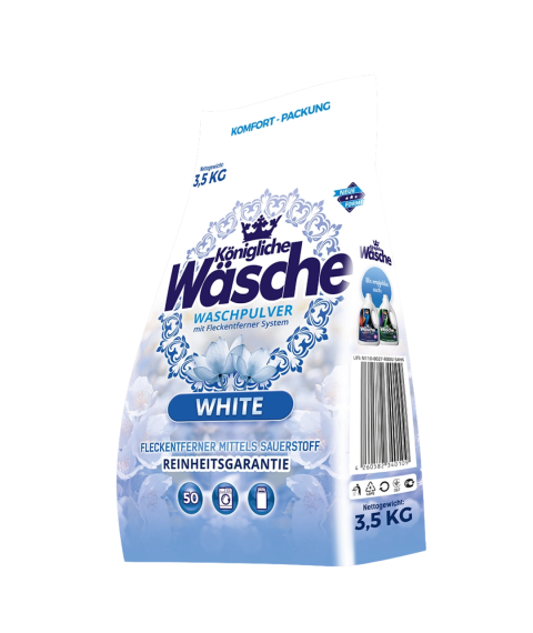 Konigliche Wasche Detergent praf automat si manual 3.5 kg, ambalaj moale (WHITE)